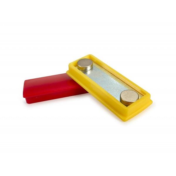 Thumb do produto Iman Plastificado Retangular Neodimio Amarelo 55x22.5x6.5mm (4.8kg) MGO