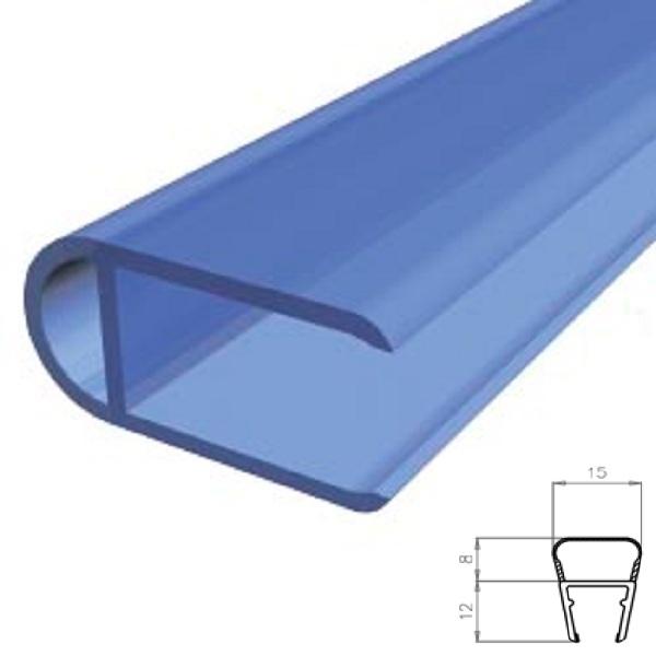 Thumb do produto Perfil PVC Cabine de Duche c/Aba Redonda Vidro de  6mm  (2.5mt) MGO