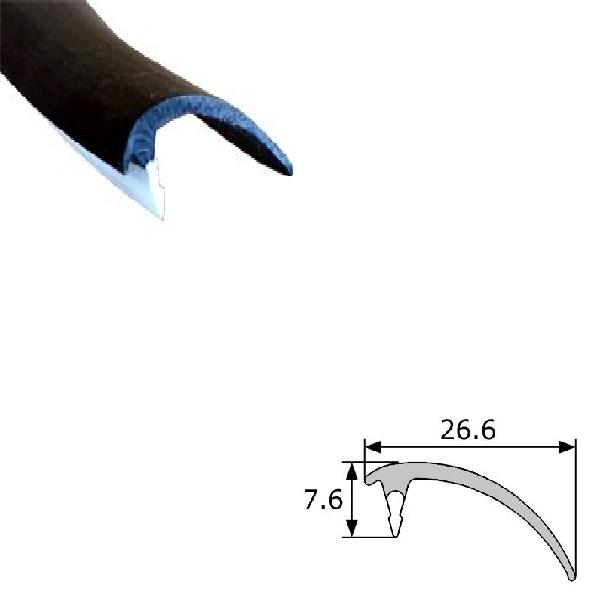 Thumb do produto Friso Plastico Parabrisas 7.6x26.6mm MGO
