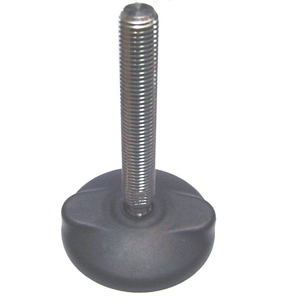 Thumb do produto Apoio Suporte Poliamida c/Rótula Aço Inox  80mm M16x60mm (1900Kg) MGO
