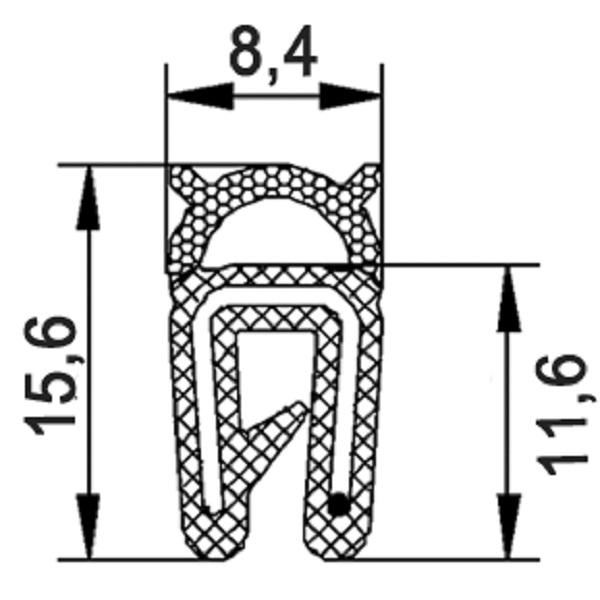 Thumb do produto Guarda Vento Mala Estreito 15.6x8.4mm (1- 2mm) MGO