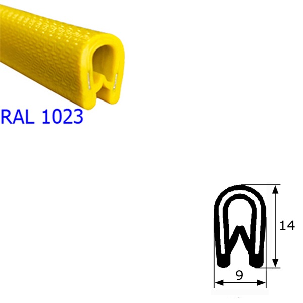 Thumb do produto Guarda Vento Simples 9x14mm Medio Amarelo (RAL1023)  MGO