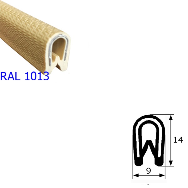 Thumb do produto Guarda Vento Simples 9x14mm Medio Creme (RAL1013)  MGO