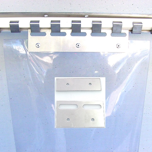 Thumb do produto Rail Fixação Aço Inox p/Cortinas PVC  80mm MGO