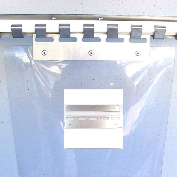 Thumb do produto Rail Fixação Aço Inox p/Cortinas PVC 120mm MGO