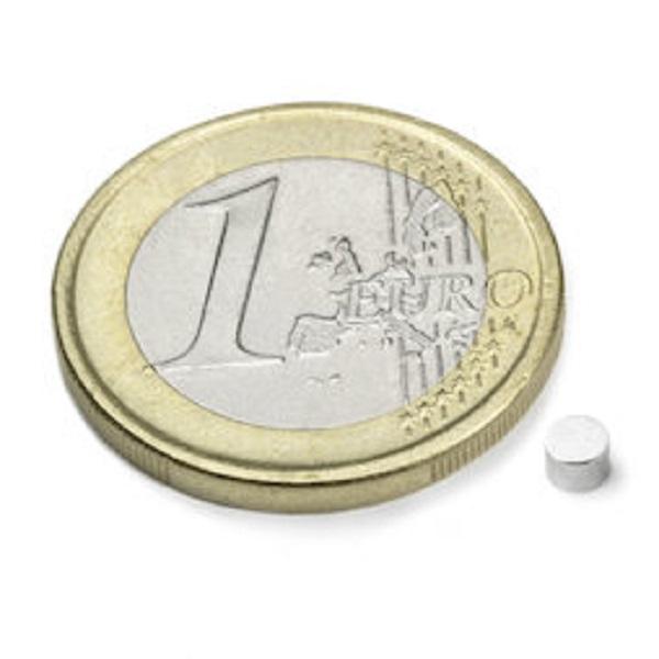 Thumb do produto Iman Neodimio Disco   3x 2mm (N48) (0.11Kg) MGO