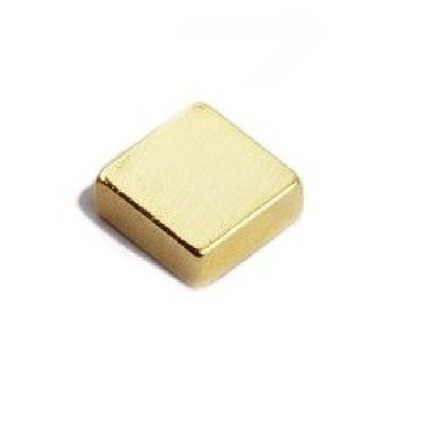 Thumb do produto Iman Neodimio Bloque   5x5x2mm (N45) (0.65Kg) Dourado MGO