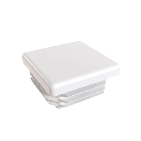 Thumb do produto Ponteira Quadrada Interior  60x60mm c/alhetas Branco MGO