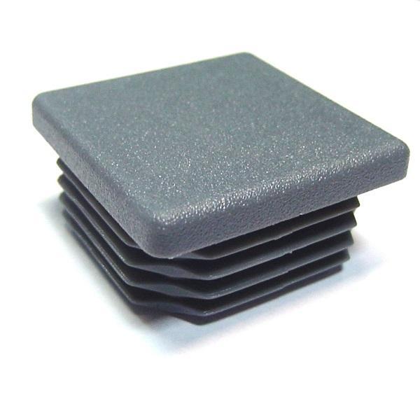 Thumb do produto Ponteira Quadrada Interior  60x60mm c/alhetas Preta Rugosa (3-4mm) MGO