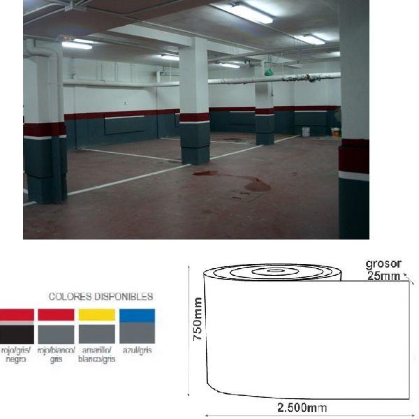 Thumb do produto Protector Parede Parque Estacionamento 25x750mm Vermelho/Branco/Preto MGO