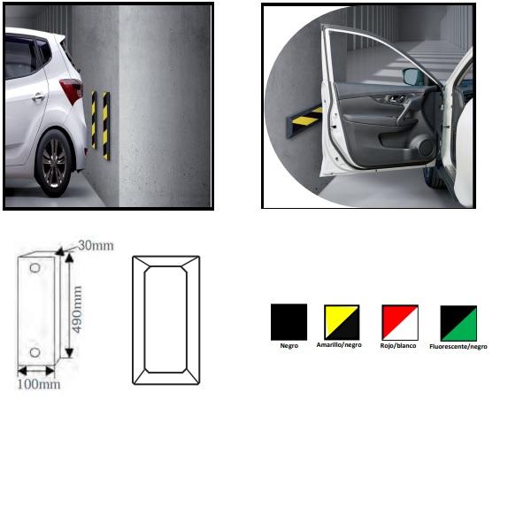 Thumb do produto Protector Parede Parque Estacionamento Amarelo 30x100x490mm (Par) MGO
