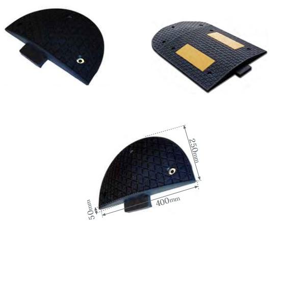 Thumb do produto Redutor de Velocidade 400x250x50mm Borracha Amarelo/Preto Terminal Macho MGO