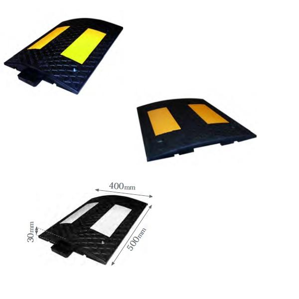 Thumb do produto Redutor de Velocidade 400x500x30mm Borracha Amarelo/Preto MGO