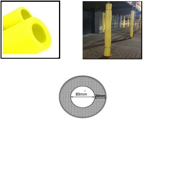 Thumb do produto Protector Redondo Amarelo Ø89mm Espessura 20mm - Andaimes (2 Metros)  MGO