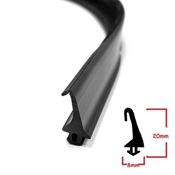 Thumb do produto Vedante Maciço EPDM p/Aluminios (mt) Preto MGO