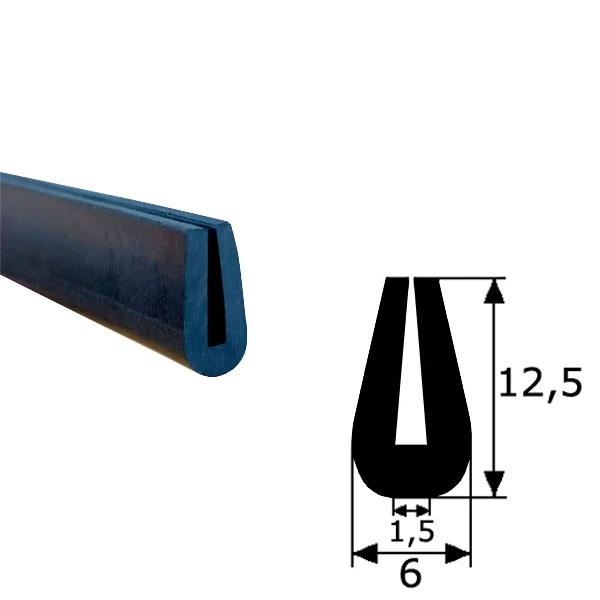 Thumb do produto Vedante Maciço em U  1.5x6x12.5mm MGO