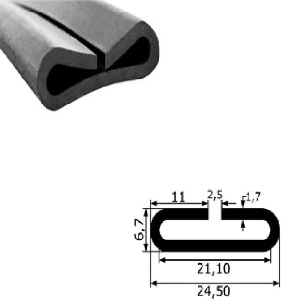 Thumb do produto Vedante Maciço em Calha  6.7x24.5mm MGO