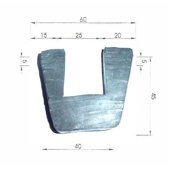 Thumb do produto Vedante Maciço Barcos Verdugo 25x40x60mm Preto MGO