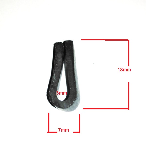 Thumb do produto Vedante Maciço em U  2x6x16mm (2x14mm) MGO