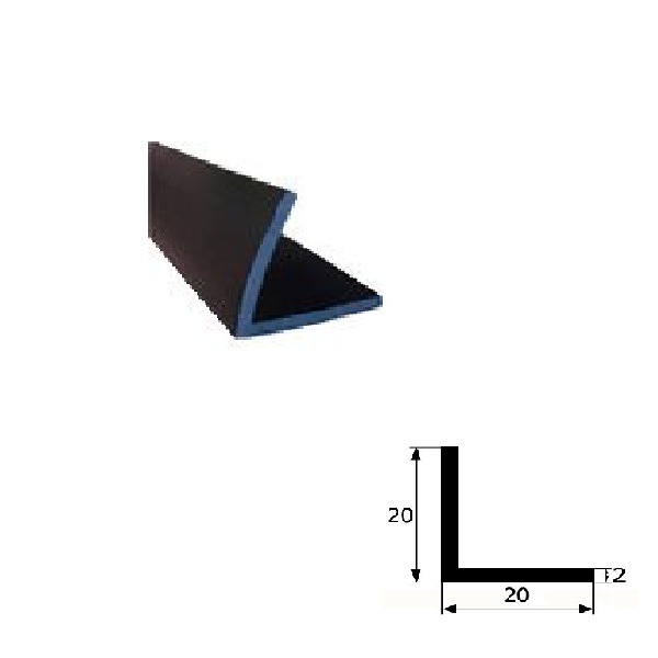 Thumb do produto Vedante Maciço em L  2x20x20mm EPDM MGO