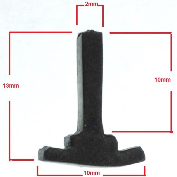 Thumb do produto Vedante Maciço em T 10x13mm MGO