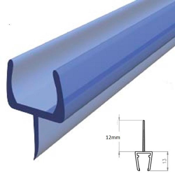 Thumb do produto Perfil PVC Cabine de Duche c/Aba Meio de 12mm Vidro  8mm  (2.5mt) MGO