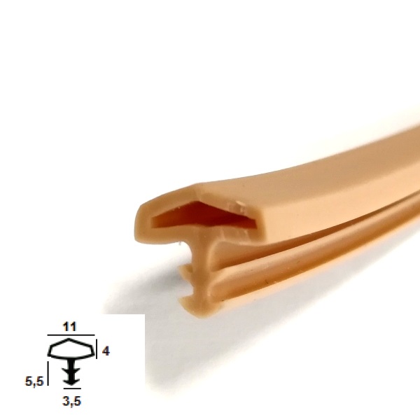 Thumb do produto Perfil PVC Portas e Janelas 5.5x11x4mm (ShA74) MGO