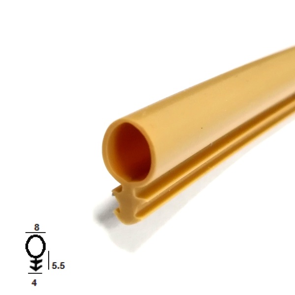 Thumb do produto Perfil PVC Portas e Janelas 4x8x5.5mm (ShA74) MGO