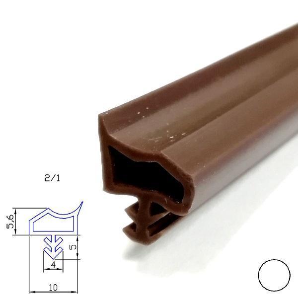 Thumb do produto Perfil PVC Portas e Janelas 5.6x10x4mm (ShA74) Cinzento MGO