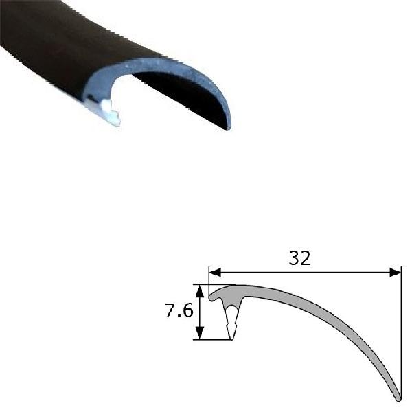 Thumb do produto Friso Plastico Parabrisas 7.6x32mm MGO
